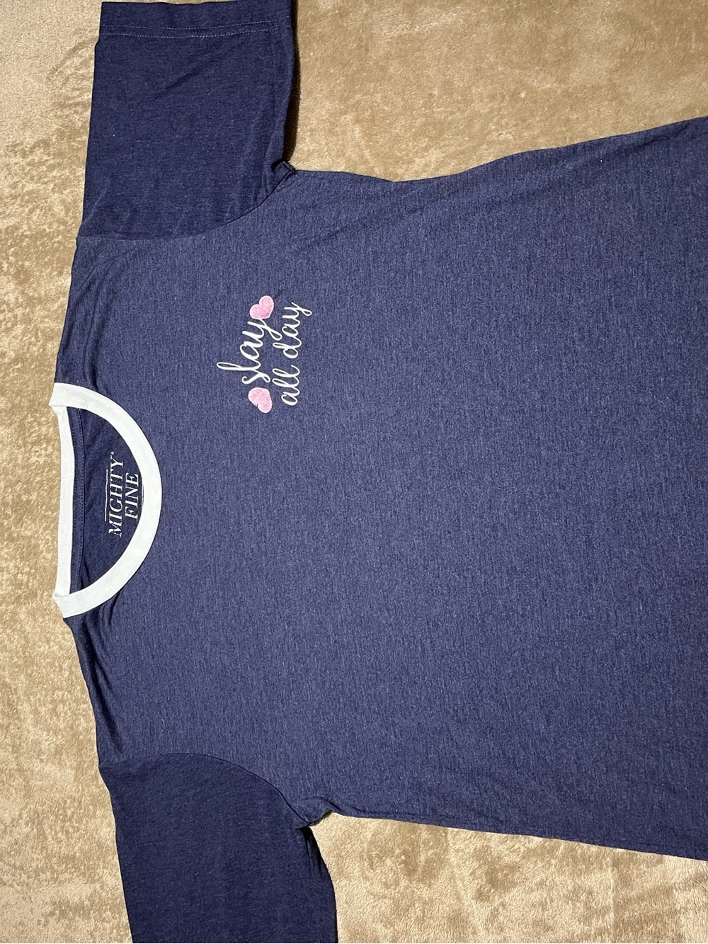 Mighty Fine Slay all Day Tee-Size XS